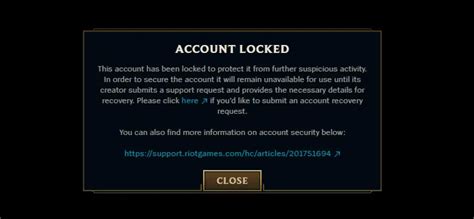 Recover Your Account – League of Legends Support.